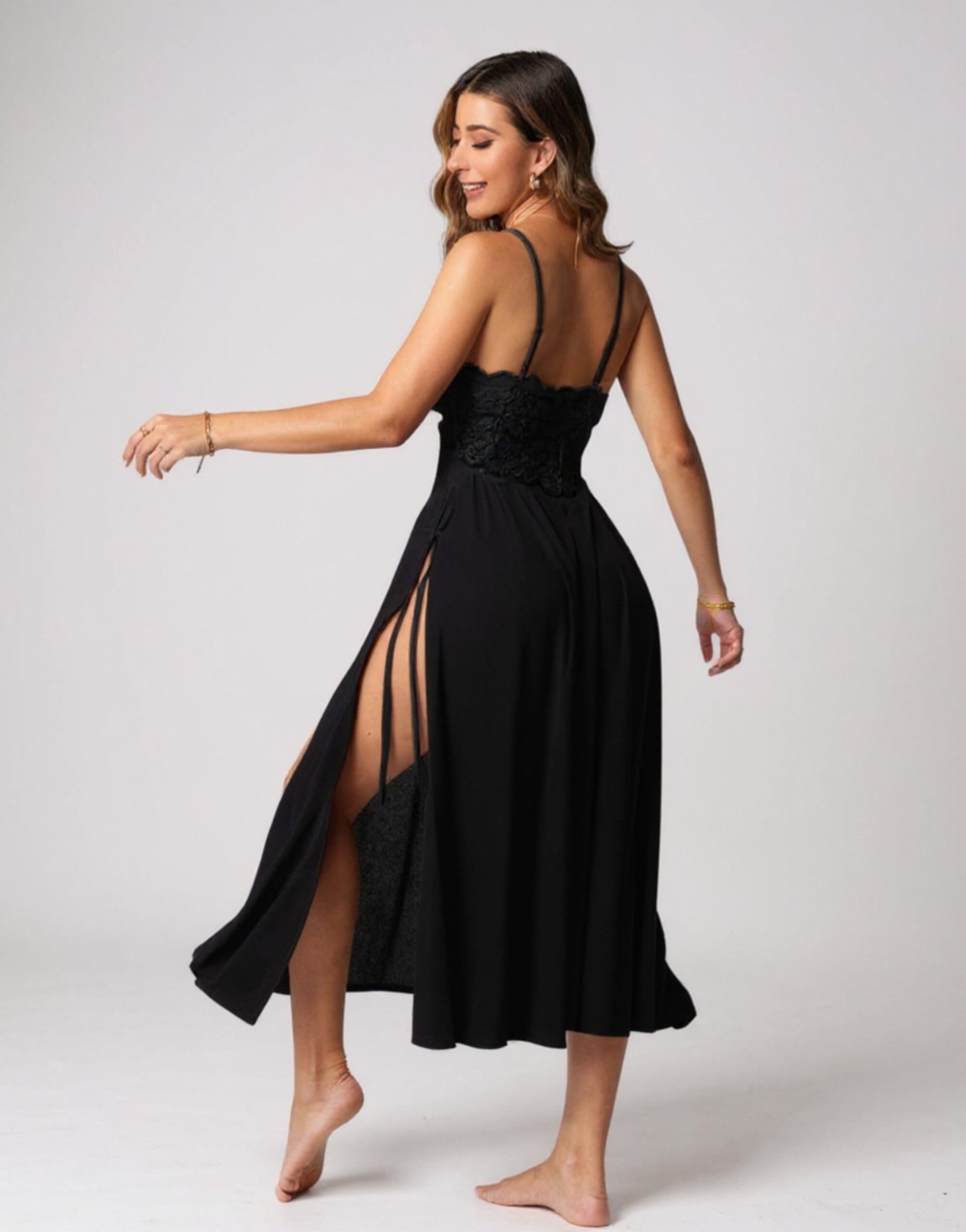 Havnaura Sexy Night Dress for Women Honeymoon – Fantasy Lingerie for Women | Hot Babydoll Bikini Nighty Set with Front Slit | Stylish Naughty Costume | Secret Nighties for Wedding | Romantic Nightwear - Image 8